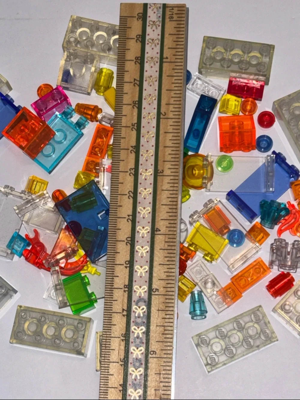 LEGO clear bricks Lego neon Translucent Mixed Building Brick Lot - Bright Neons - Picture 5 of 6